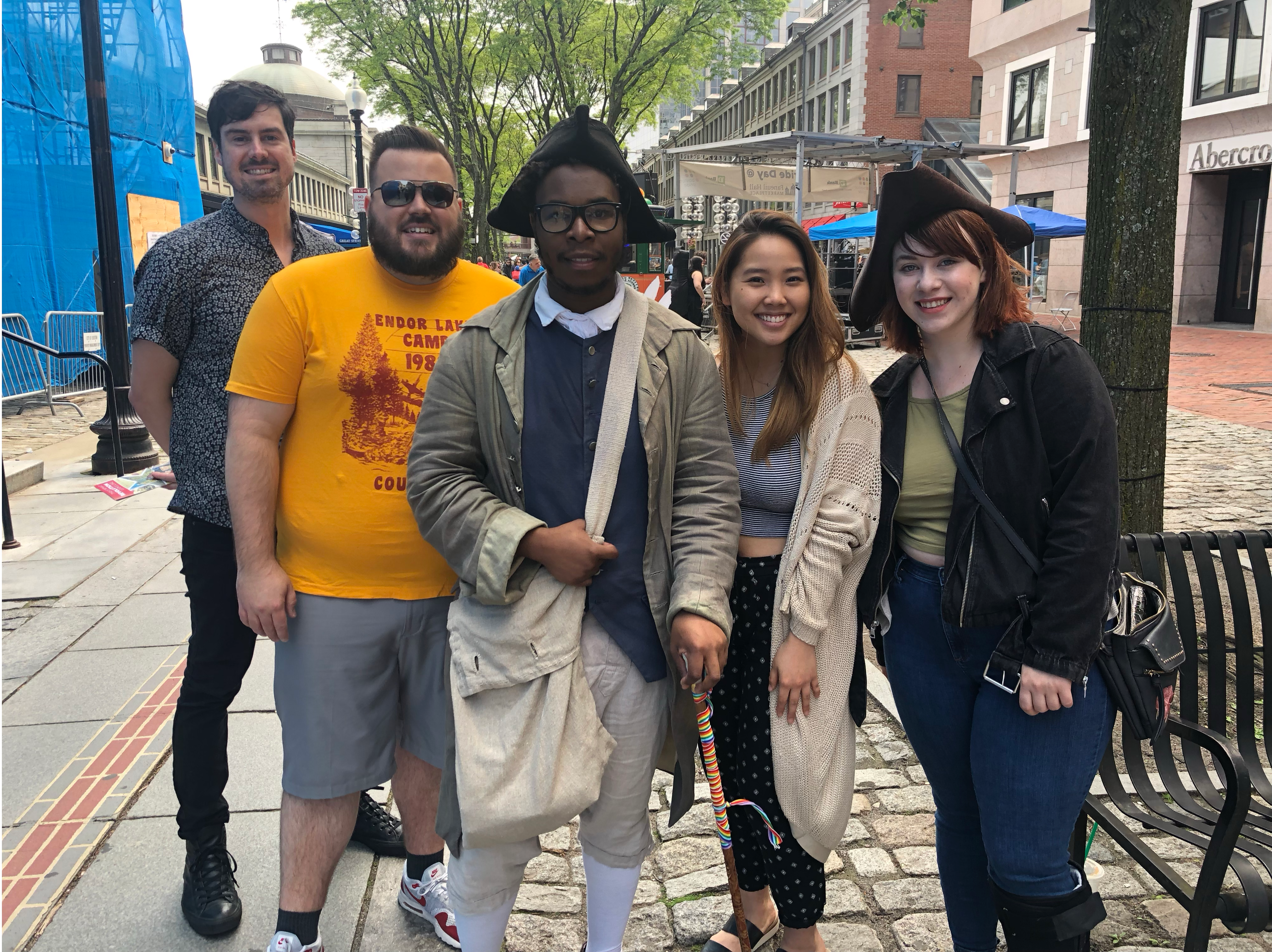 Photo taken during user research on the Freedom Trail